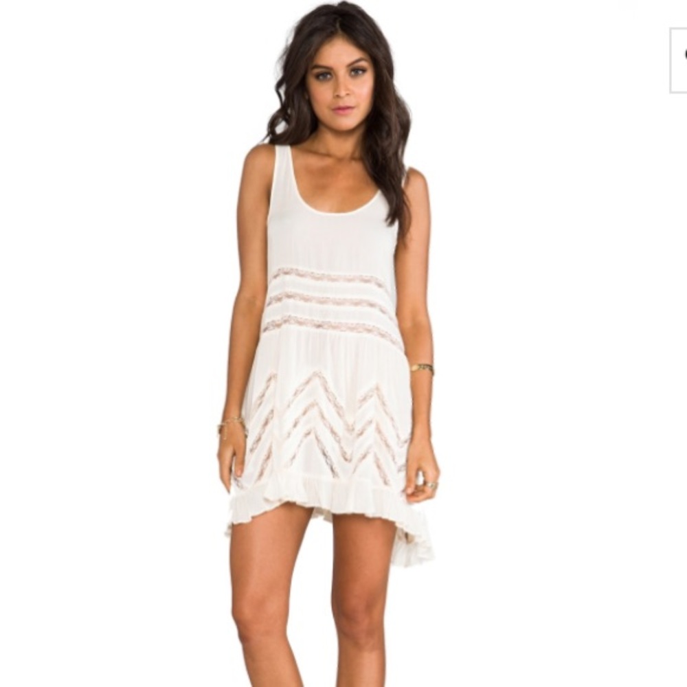 Free People Voile & Lace Trapeze Slip - Picture 1 of 6